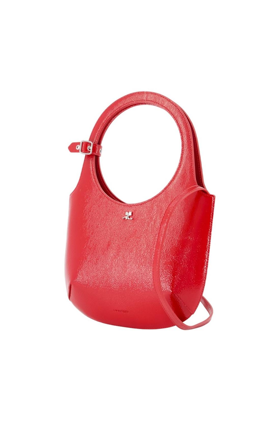 Courreges-Holy Handtasche - Courreges - Leder - Rot-Taschen-Black-Deal-Outlet-by-ARCHIVIST