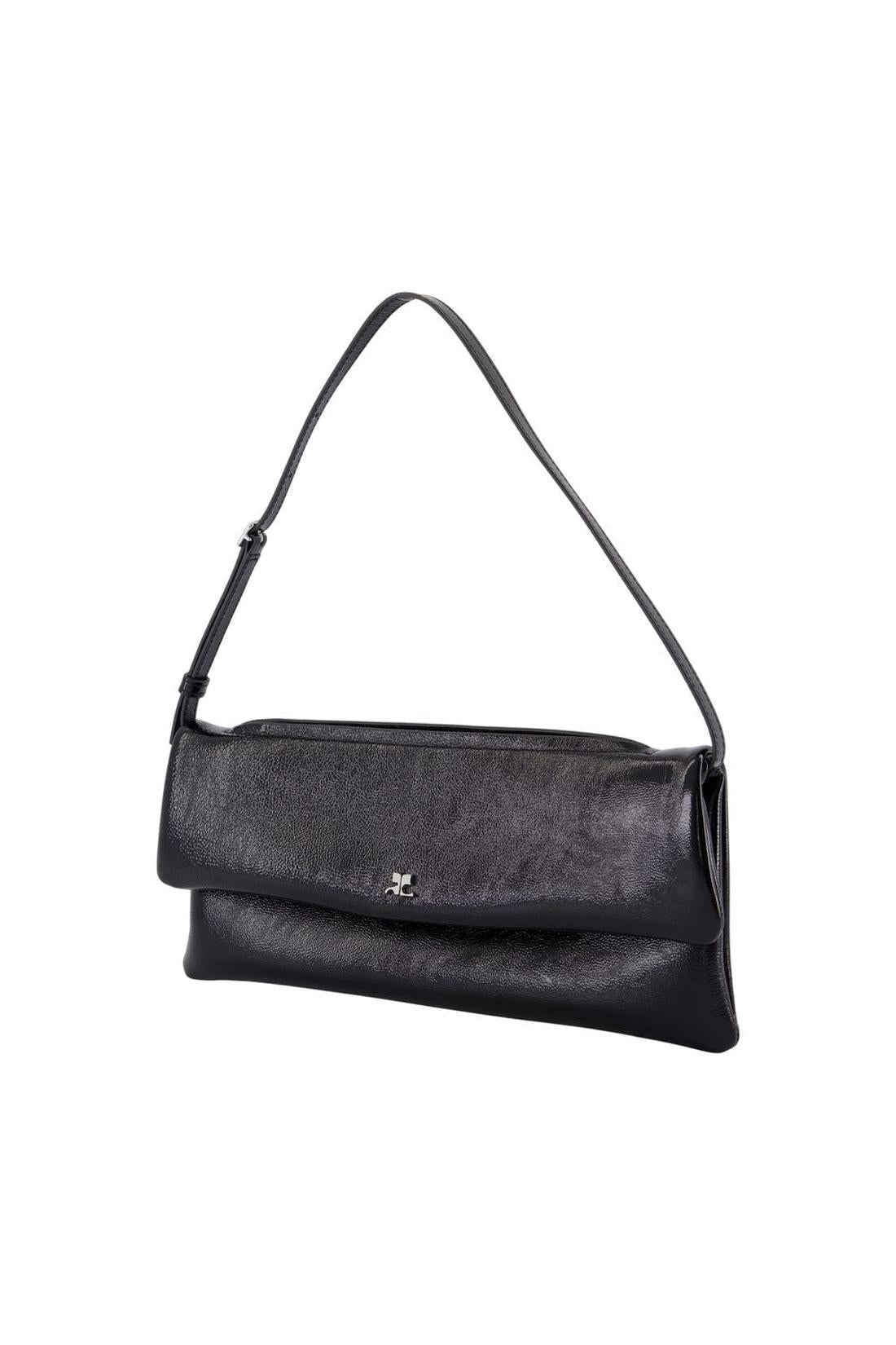 Courreges-Cuff Clutch - Courreges - Leder - Schwarz-Outdoor-Black-Deal-Outlet-by-ARCHIVIST