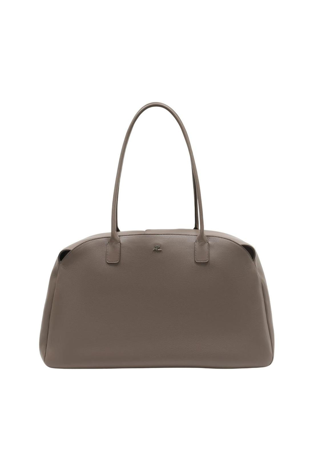 Xxl Strip Schultertasche - Courreges - Leder - Braun-Taschen-Courreges-OUTLET-One size-brown-ARCHIVIST-ARCHIVE-SALE