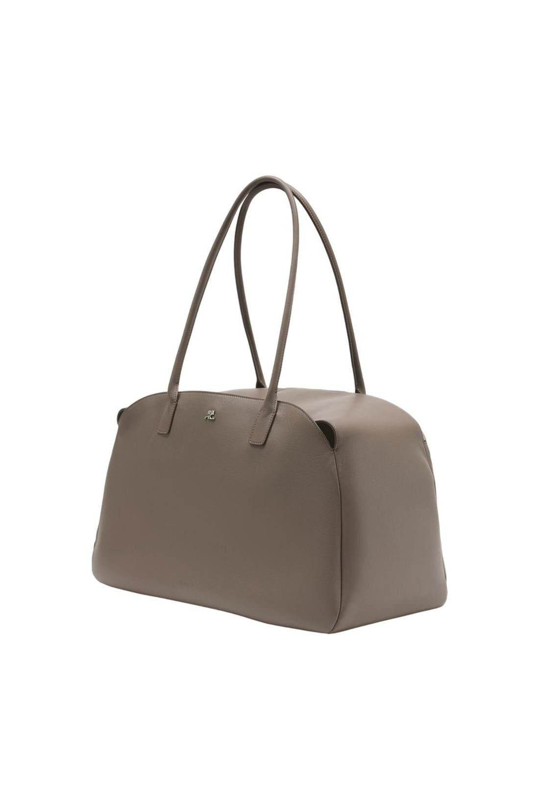 Xxl Strip Schultertasche - Courreges - Leder - Braun-Taschen-Courreges-OUTLET-ARCHIVIST-ARCHIVE-SALE