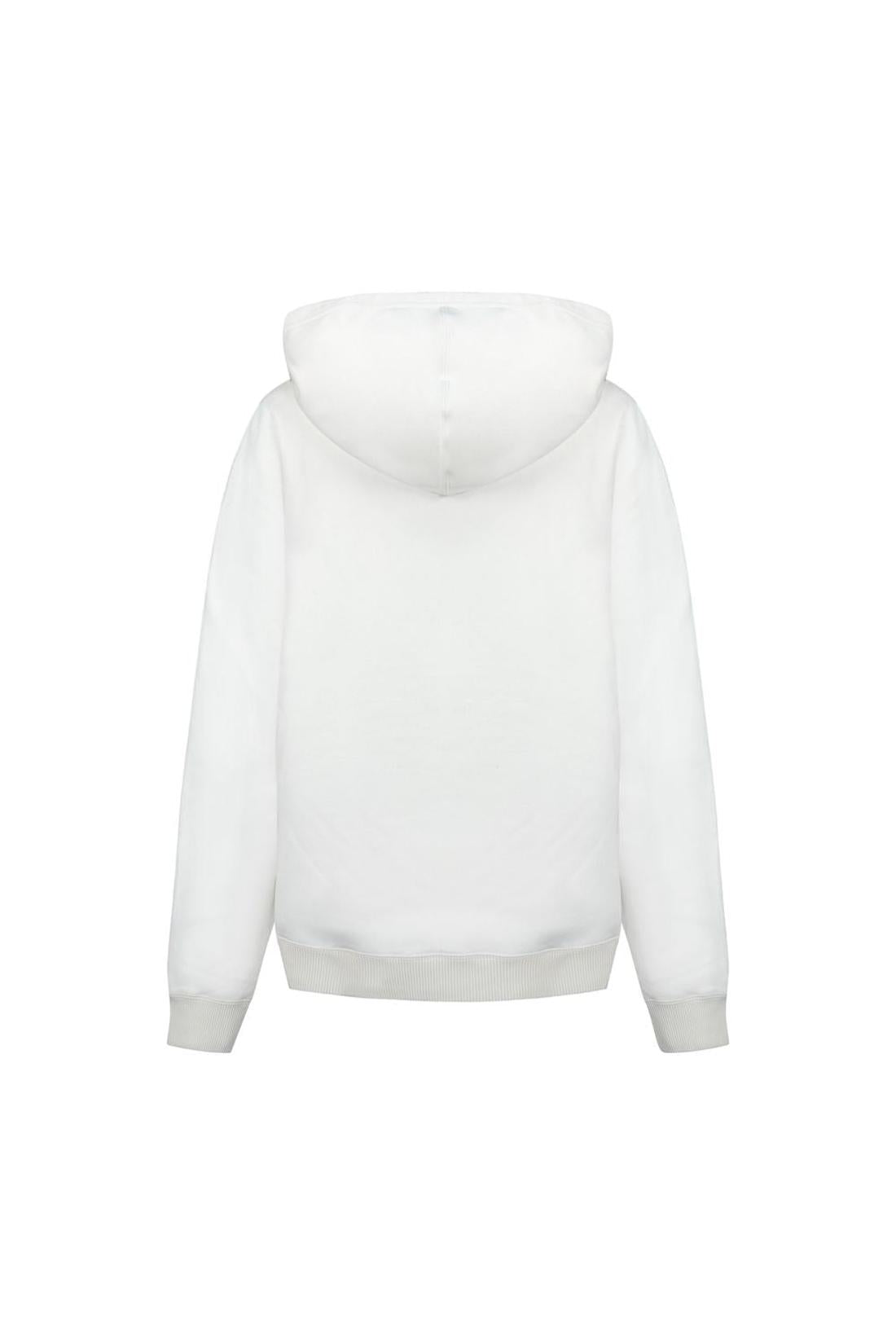 Oversized Hoodie T-Shirt - Courreges - Baumwolle - Weiß