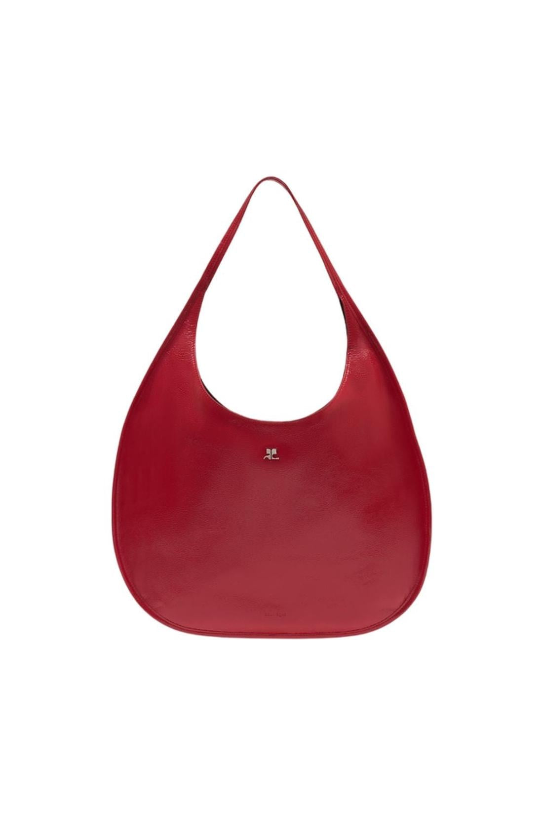 Flat Holy Schultertasche - Courreges - Leder - Rot