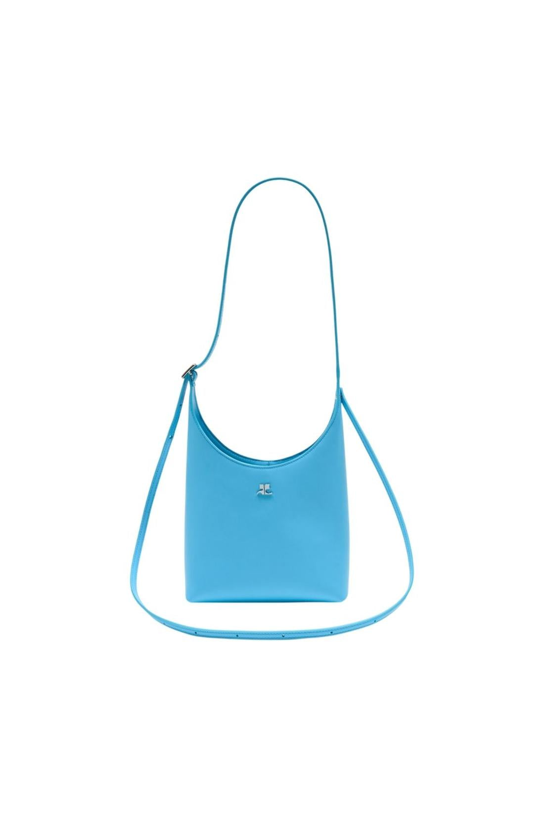 Small Melt Schultertasche - Courreges - Leder - Blau