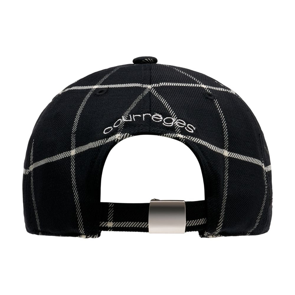 Checked Signature Cap - Courreges - Baumwolle - Multi