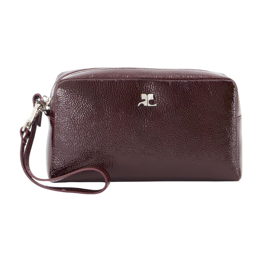 Ac Beauty Clutch - Courreges - Baumwolle - Bordeaux