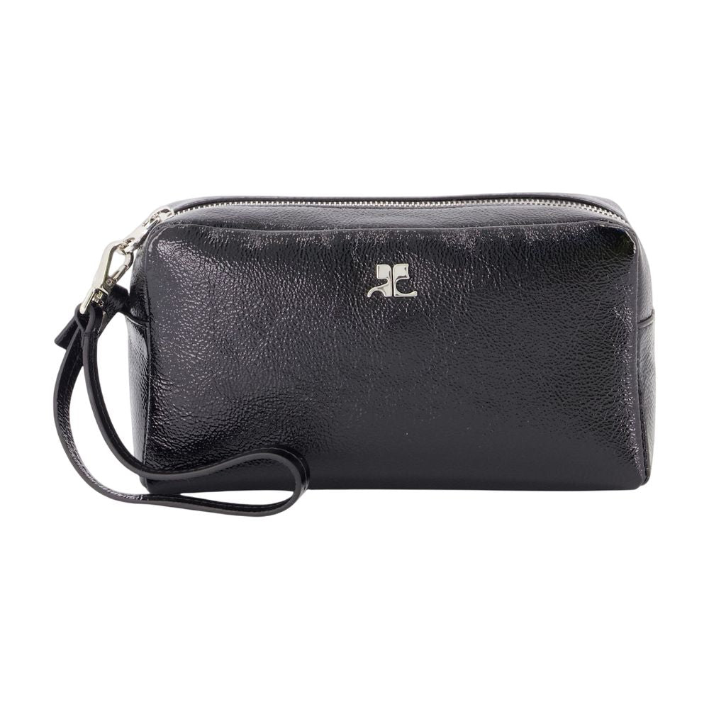 Ac Beauty Clutch - Courreges - Baumwolle - Schwarz