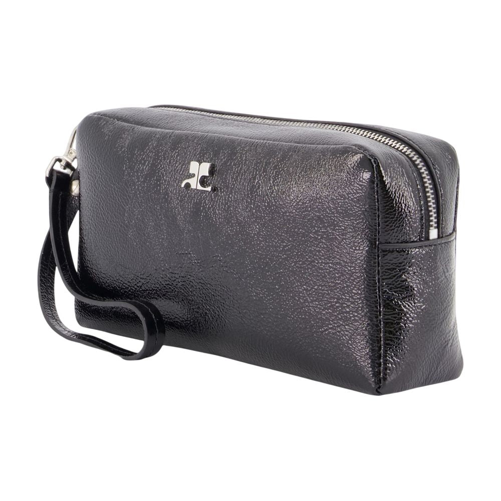 Ac Beauty Clutch - Courreges - Baumwolle - Schwarz