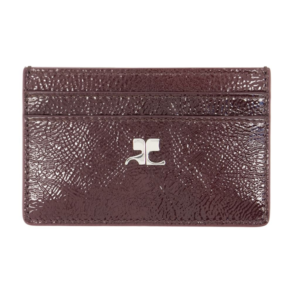 Ac-Kartenhalter - Courreges - Leder - Bordeaux