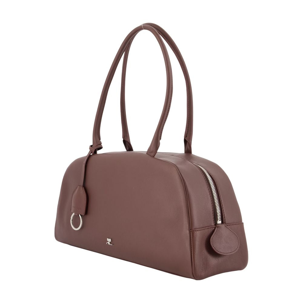 Monday Main Bag - Courreges - Leder - Bordeaux