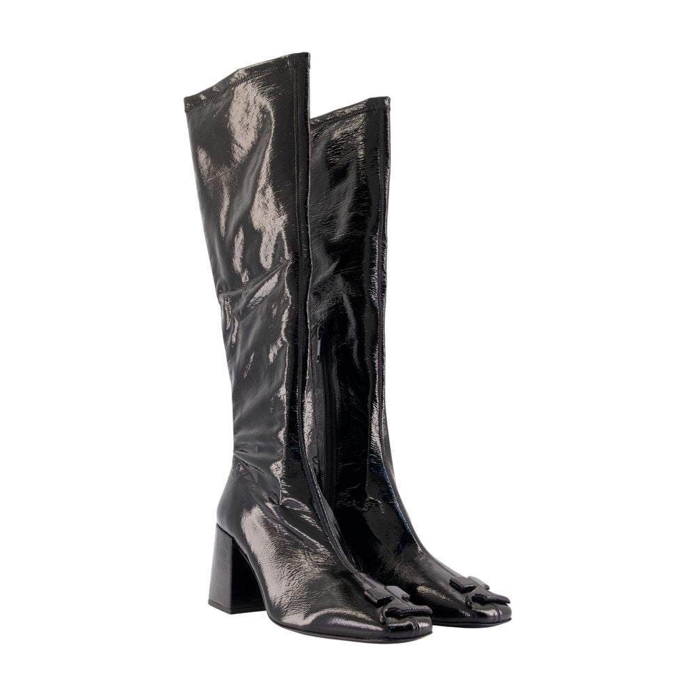 Stiefel Reedition Ac Vinyl Boots - Courreges - Synthetik - Schwarz