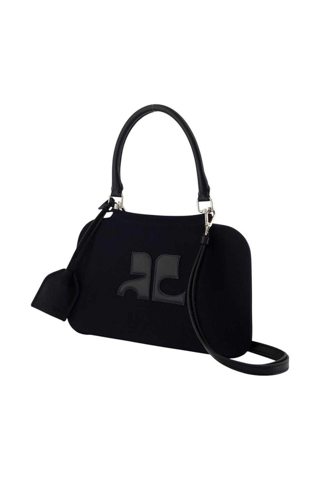 Handtasche Small Shadow – Courreges – Baumwolle – Schwarz