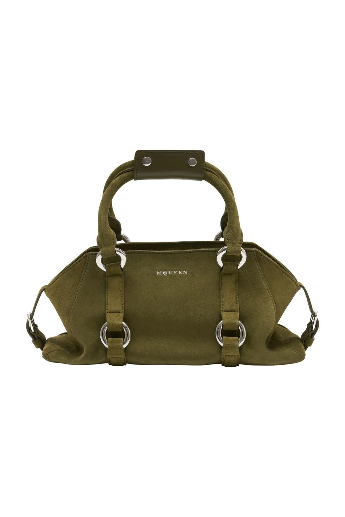 Farringdon Small Handtasche - Alexander McQueen - Leder - Grün