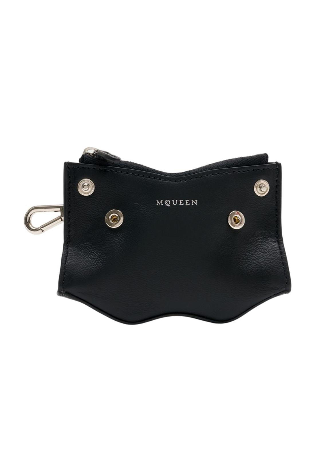 Manta-Schlüsselanhänger - Alexander McQueen - Leder - Schwarz