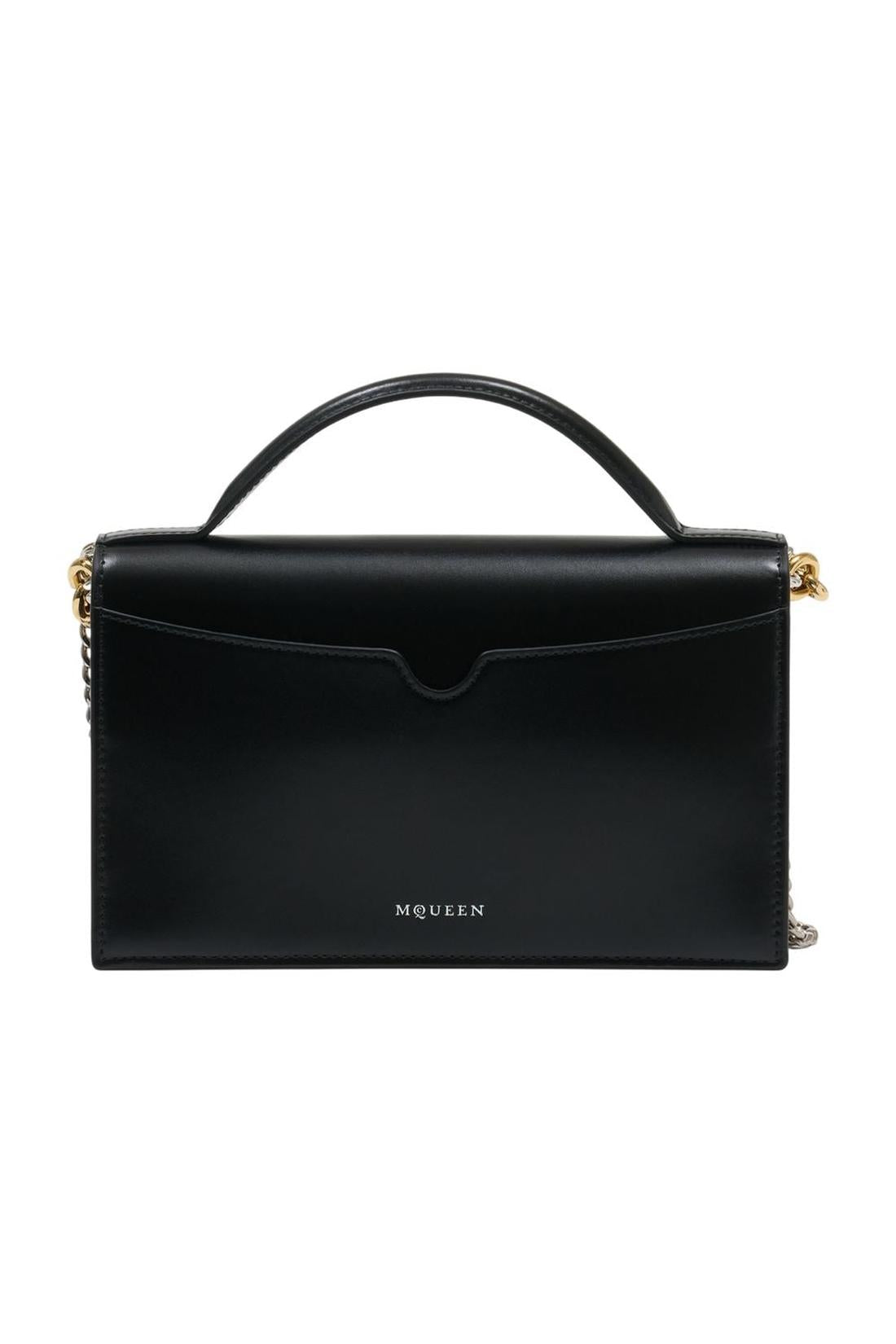 T.h.medium Skull Schultertasche - Alexander McQueen - Leder - Schwarz-Taschen-Alexander McQueen-ARCHIVIST