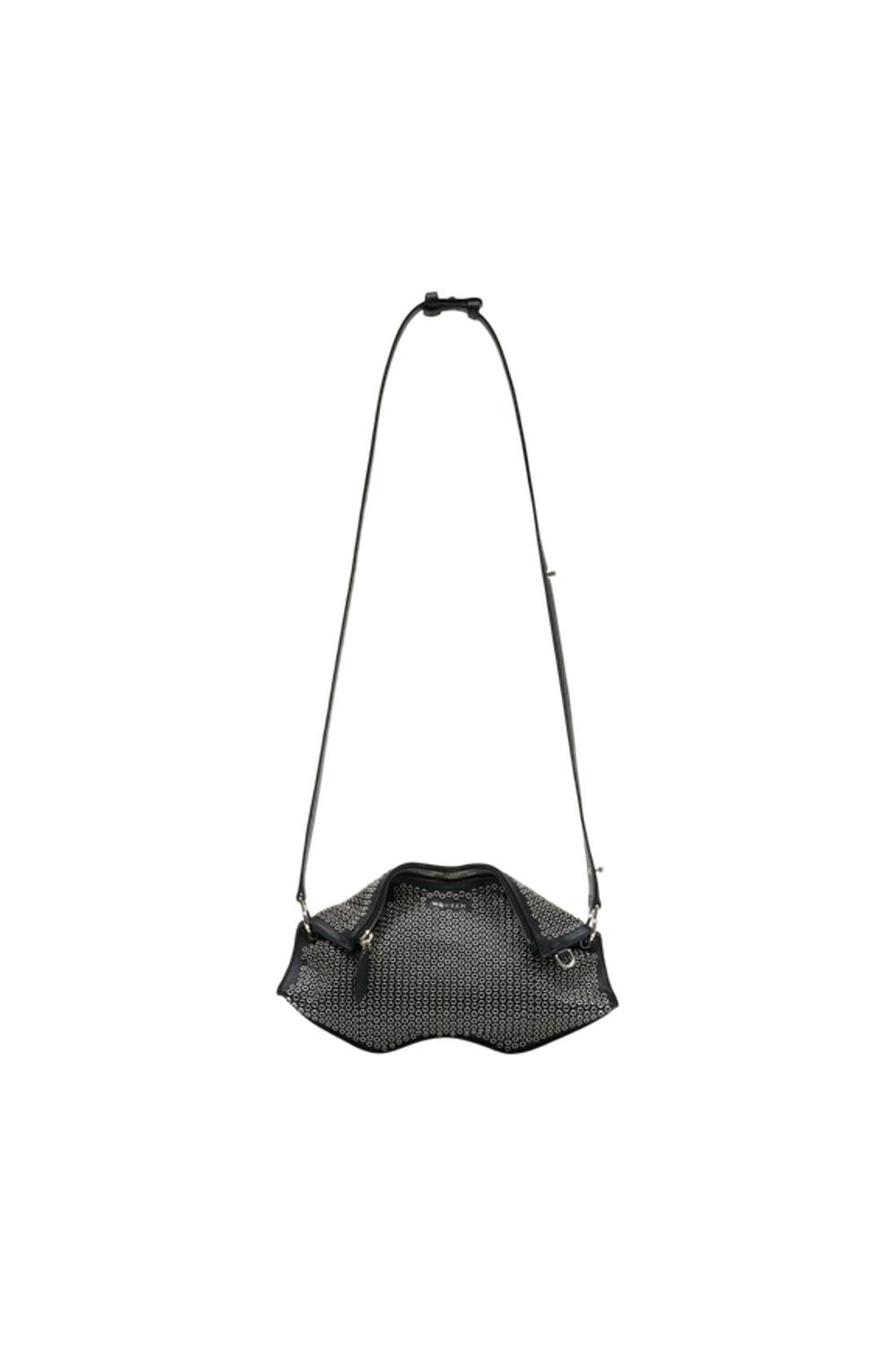 Manta-Pochette - Alexander McQueen - Leder - Schwarz