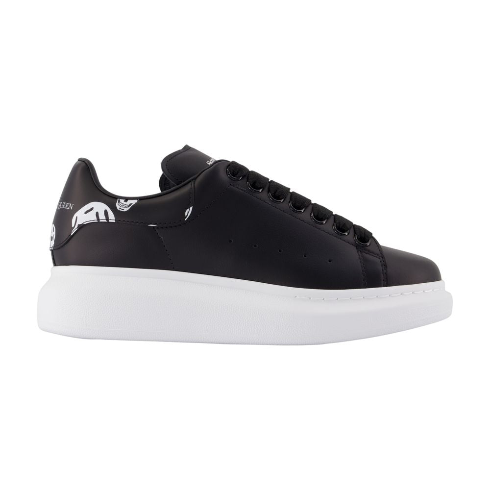 Oversized Sneakers - Alexander Mcqueen - Leder - Schwarz