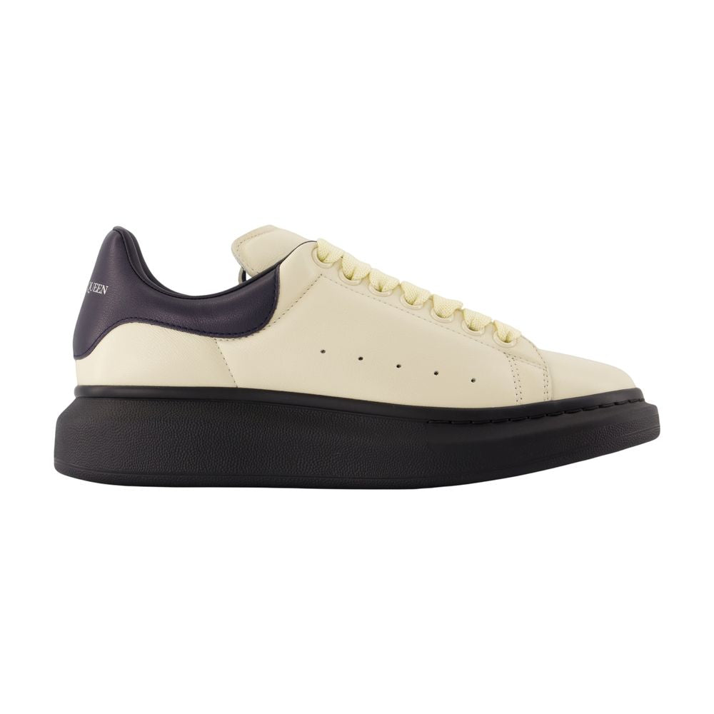 Oversized-Sneaker – Alexander McQueen – Leder – Elfenbein