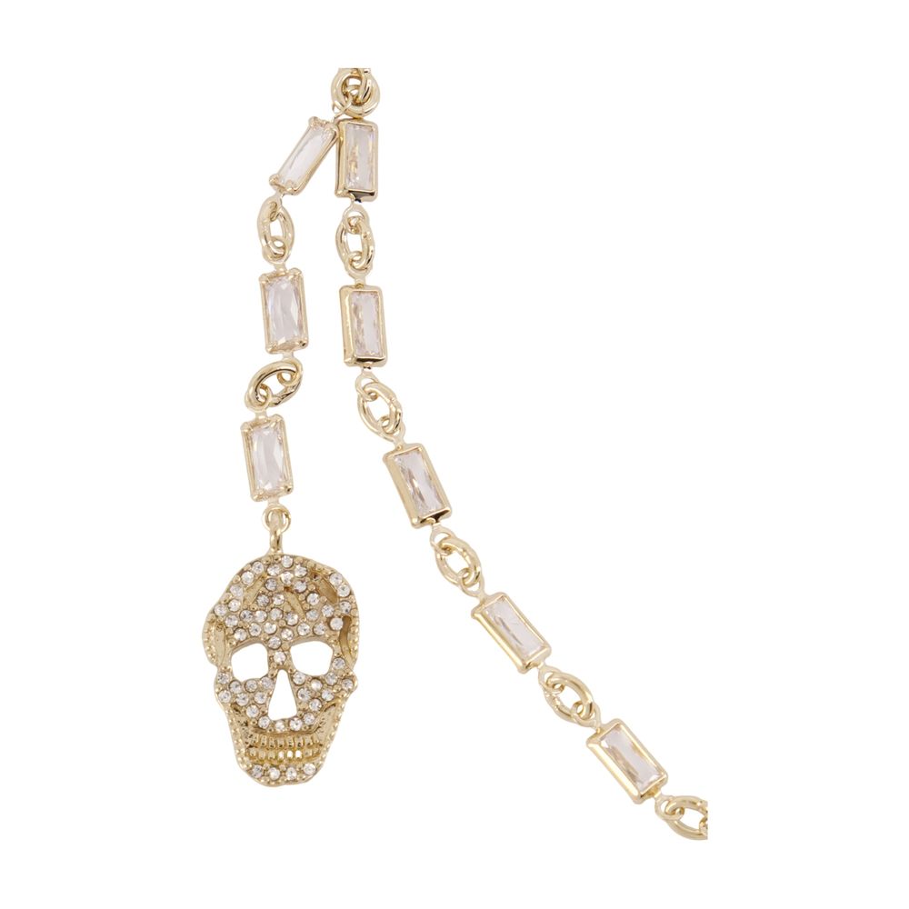 Armband „Pave' Skull“ – Alexander McQueen – Metall – Goldfarben