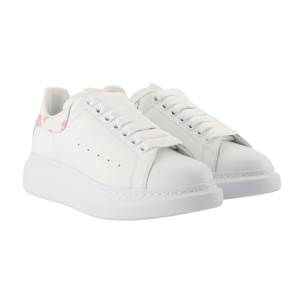 Oversized Sneakers - Alexander Mcqueen - White - Leather