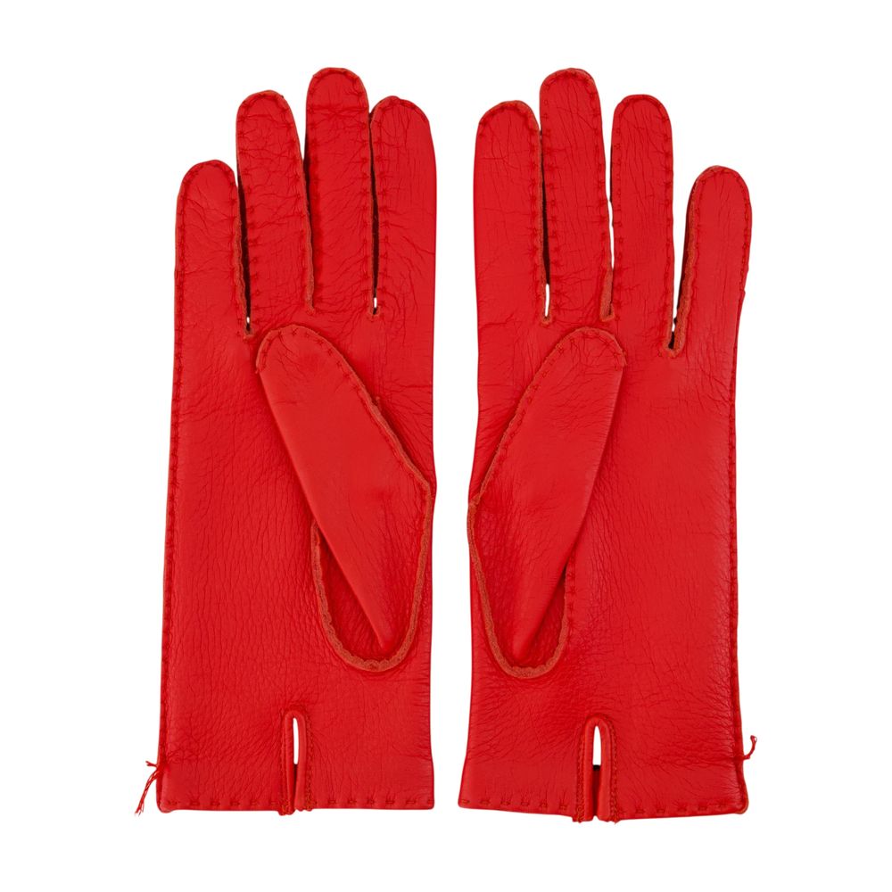 Handschuhe - AMI Paris - Leder - Rot
