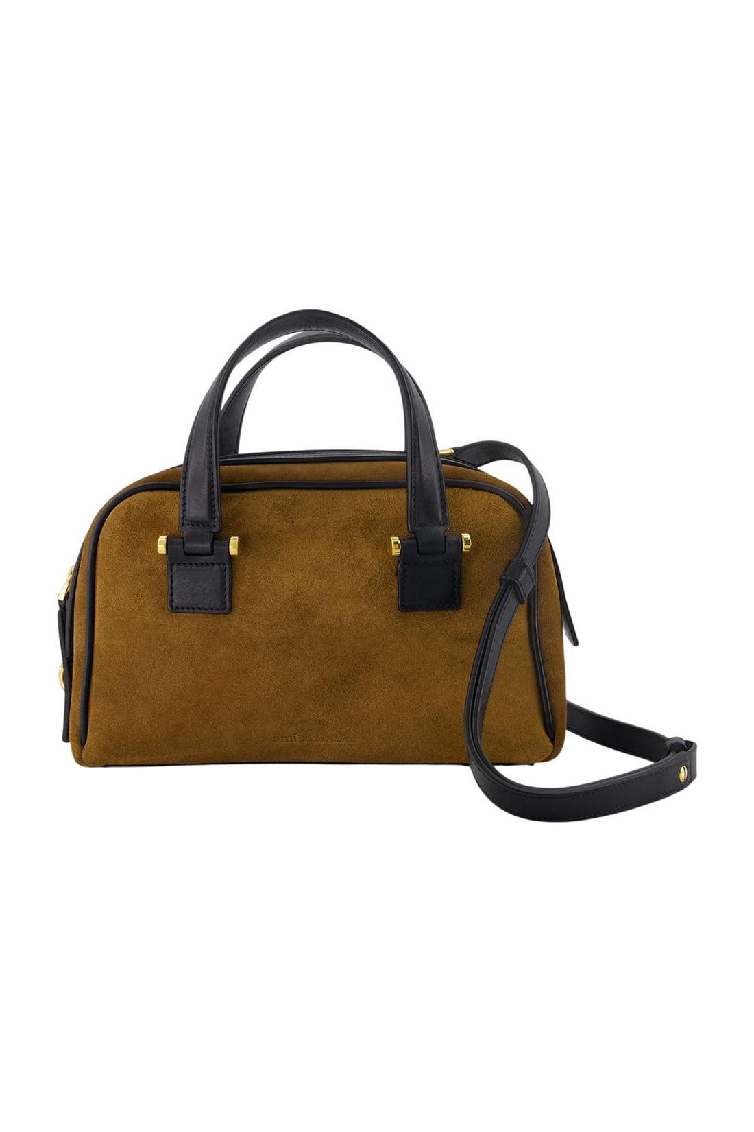 Georges Small Bowling Schultertasche - AMI Paris - Leder - Braun