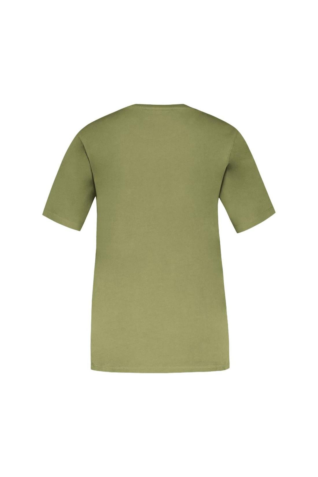 Chillax Fox Patch T-Shirt - Maison Kitsune - Cotton - Green