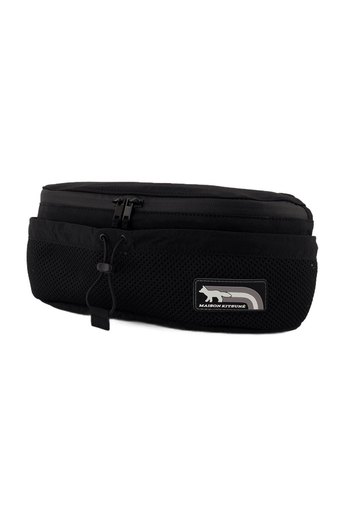 Flash Fox Banana Bag - Maison Kitsune - Nylon - Black