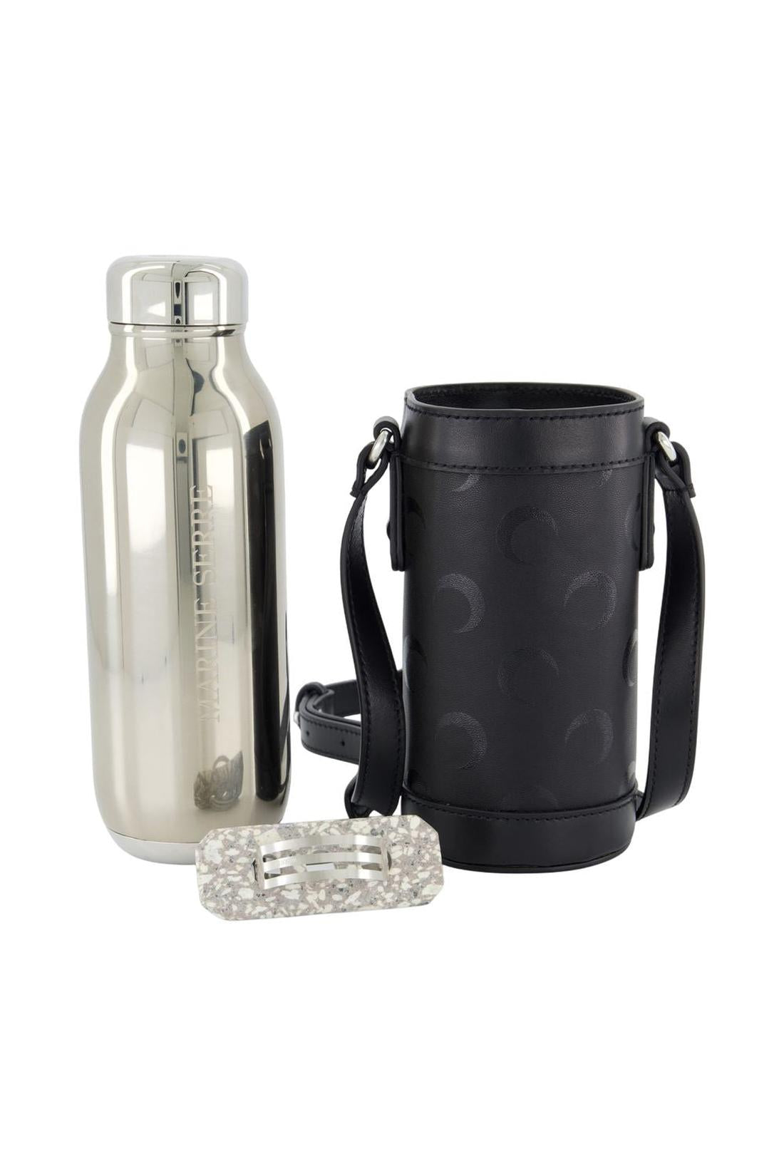 Marine Serre-Moon Flaschenhalter - Marine Serre - Synthetik - Schwarz-Outdoor-Black-Deal-Outlet-by-ARCHIVIST