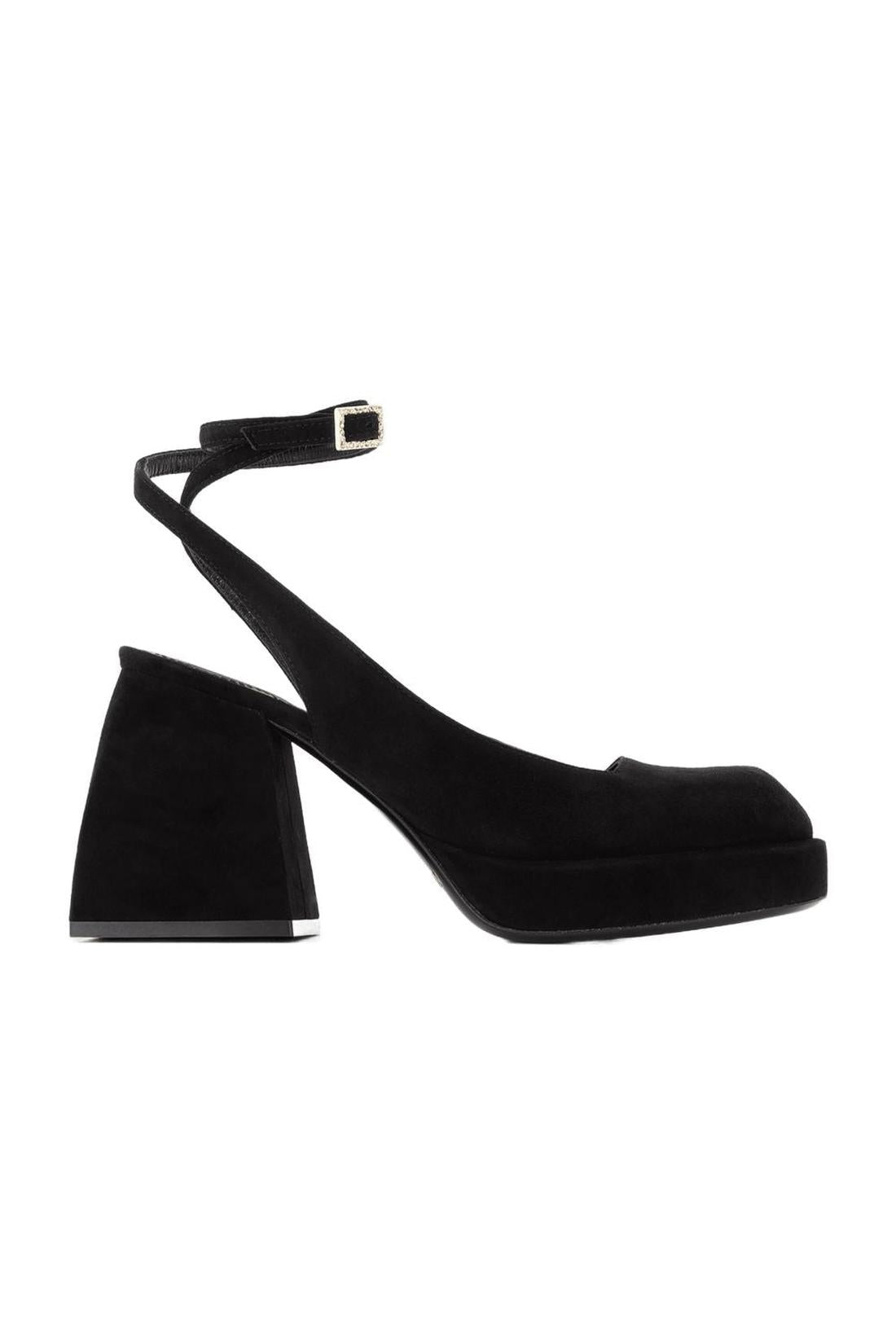 Nodaleto-Pumps Bella Suki aus schwarzem Leder-Pumps-Black-Deal-Outlet-by-ARCHIVIST