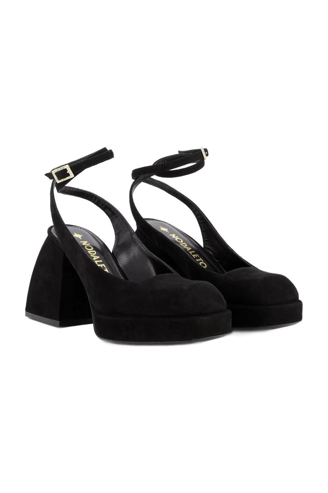 Nodaleto-Pumps Bella Suki aus schwarzem Leder-Pumps-Black-Deal-Outlet-by-ARCHIVIST
