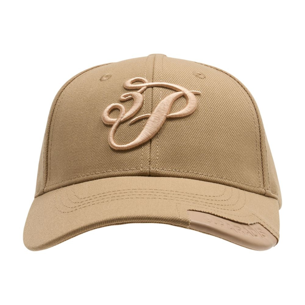 Mütze 3p Cursive Logo - 3.PARADIS - Wolle - Beige