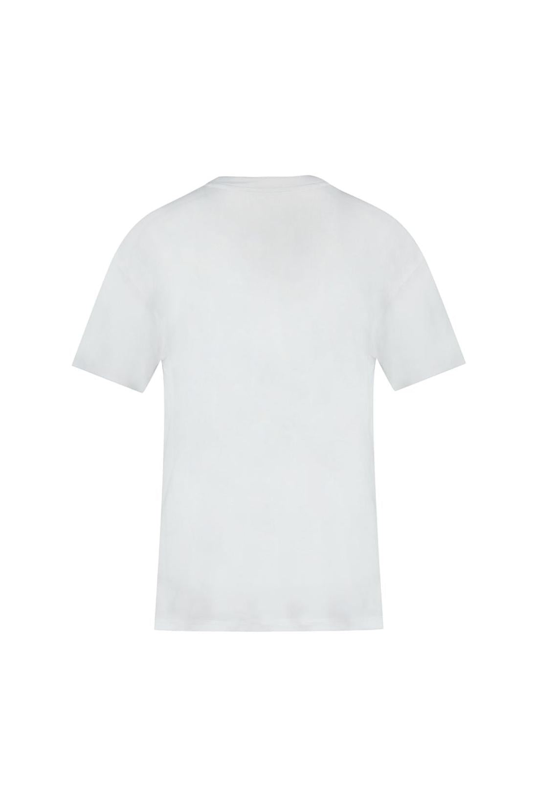 T-Shirt 3p Embroidered - 3.PARADIS - Baumwolle - Weiß-Shirts-3.Paradis-ARCHIVIST