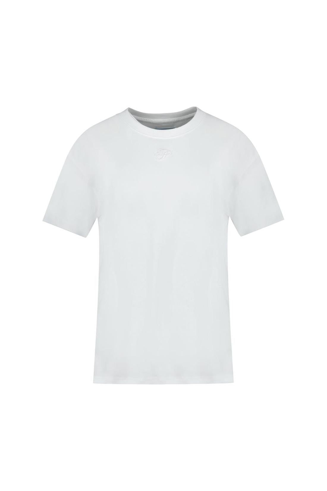 T-Shirt 3p Embroidered - 3.PARADIS - Baumwolle - Weiß-Shirts-3.Paradis-XS-white-ARCHIVIST