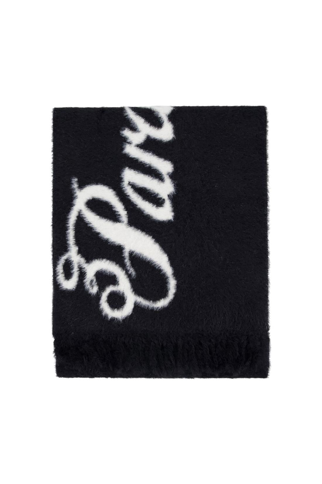 Fluffy-Schal – 3.PARADIS – Nylon – Schwarz