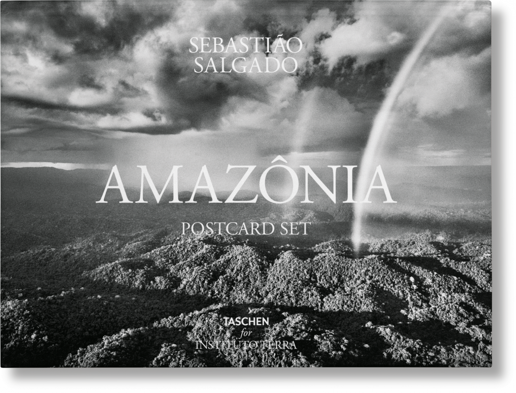 Taschen-Sebastião Salgado. Amazônia. Postcard Set (German, Spanish, French, English)-Photography-Black-Deal-Outlet-by-ARCHIVIST