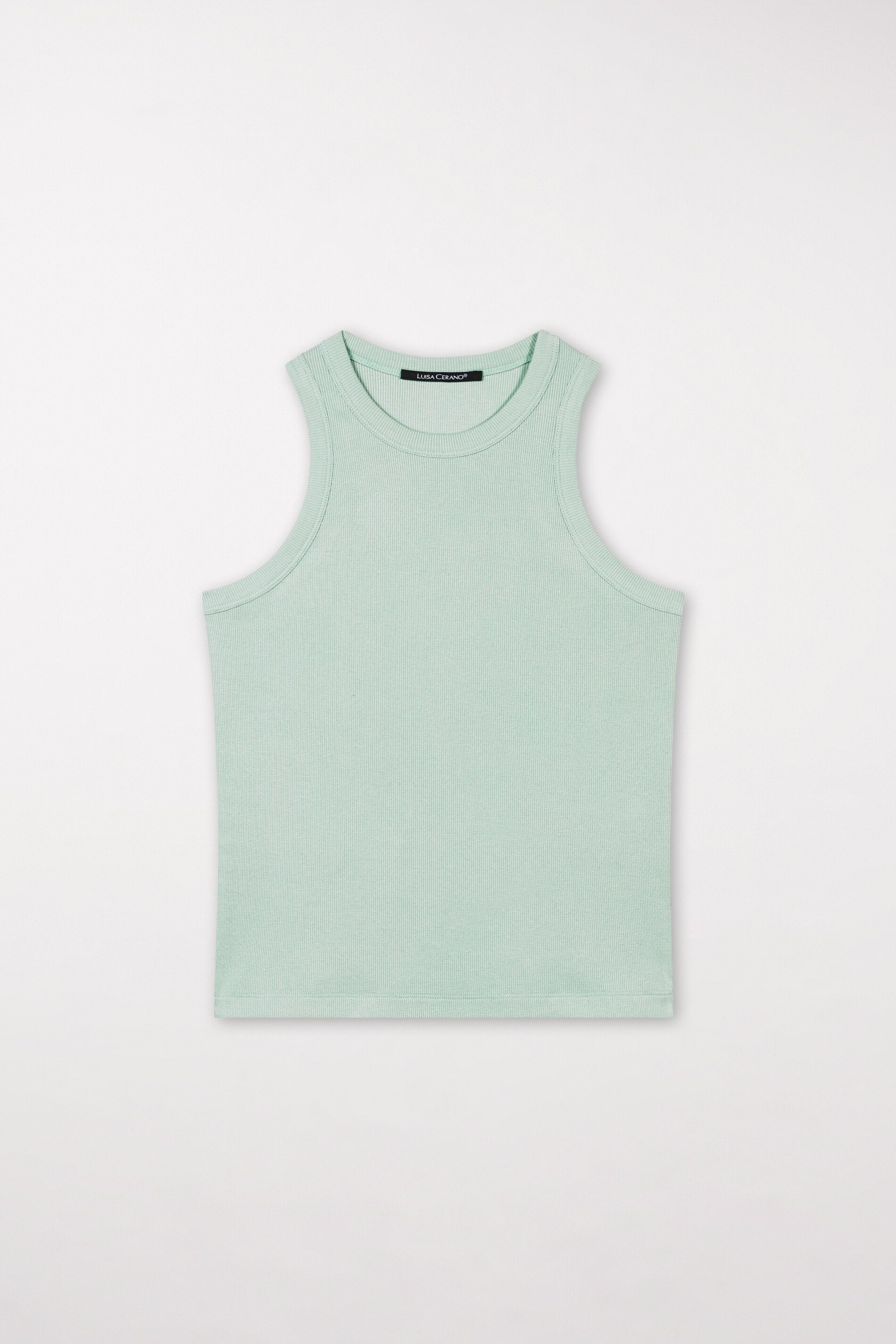 Tanktop in Ripp-Optik