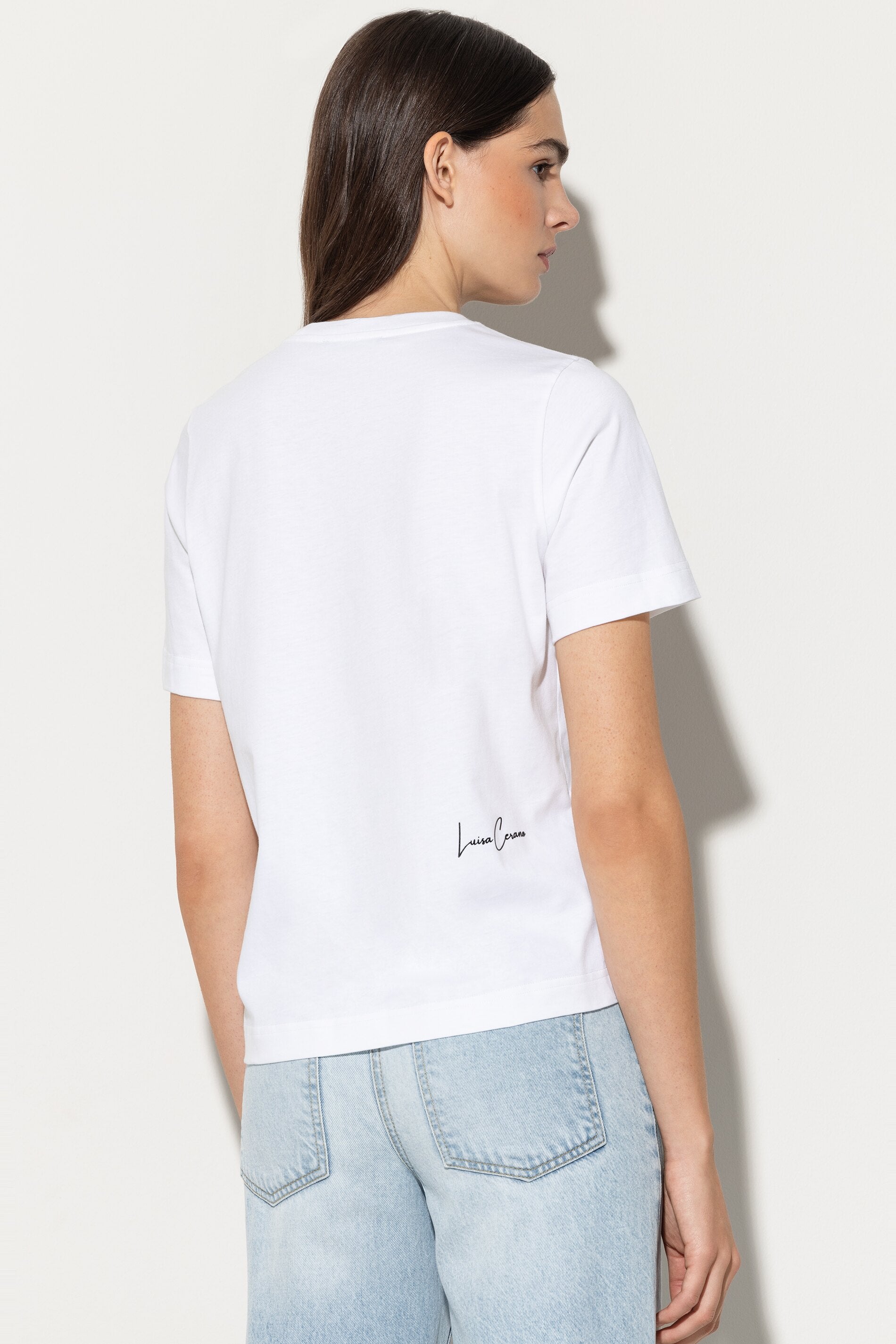 T-Shirt mit Statement-Print