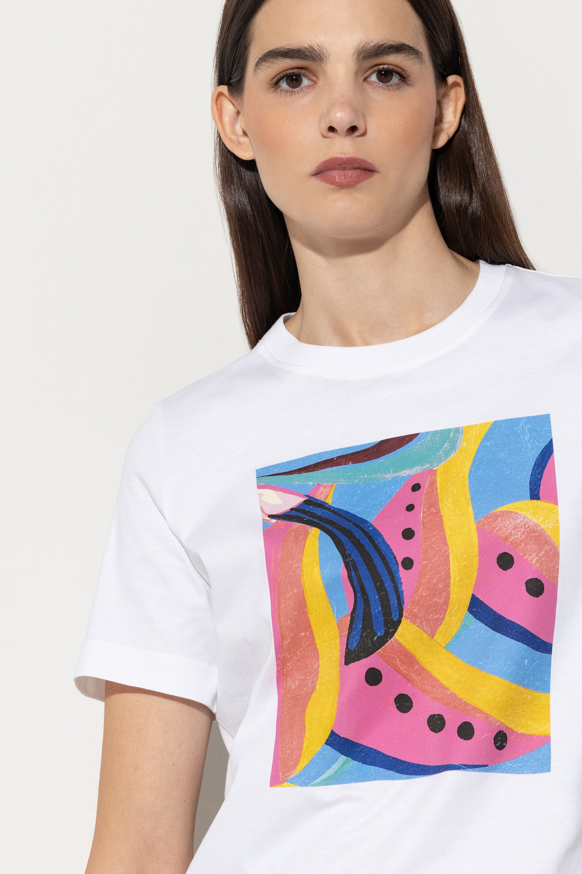 T-Shirt mit Statement-Print