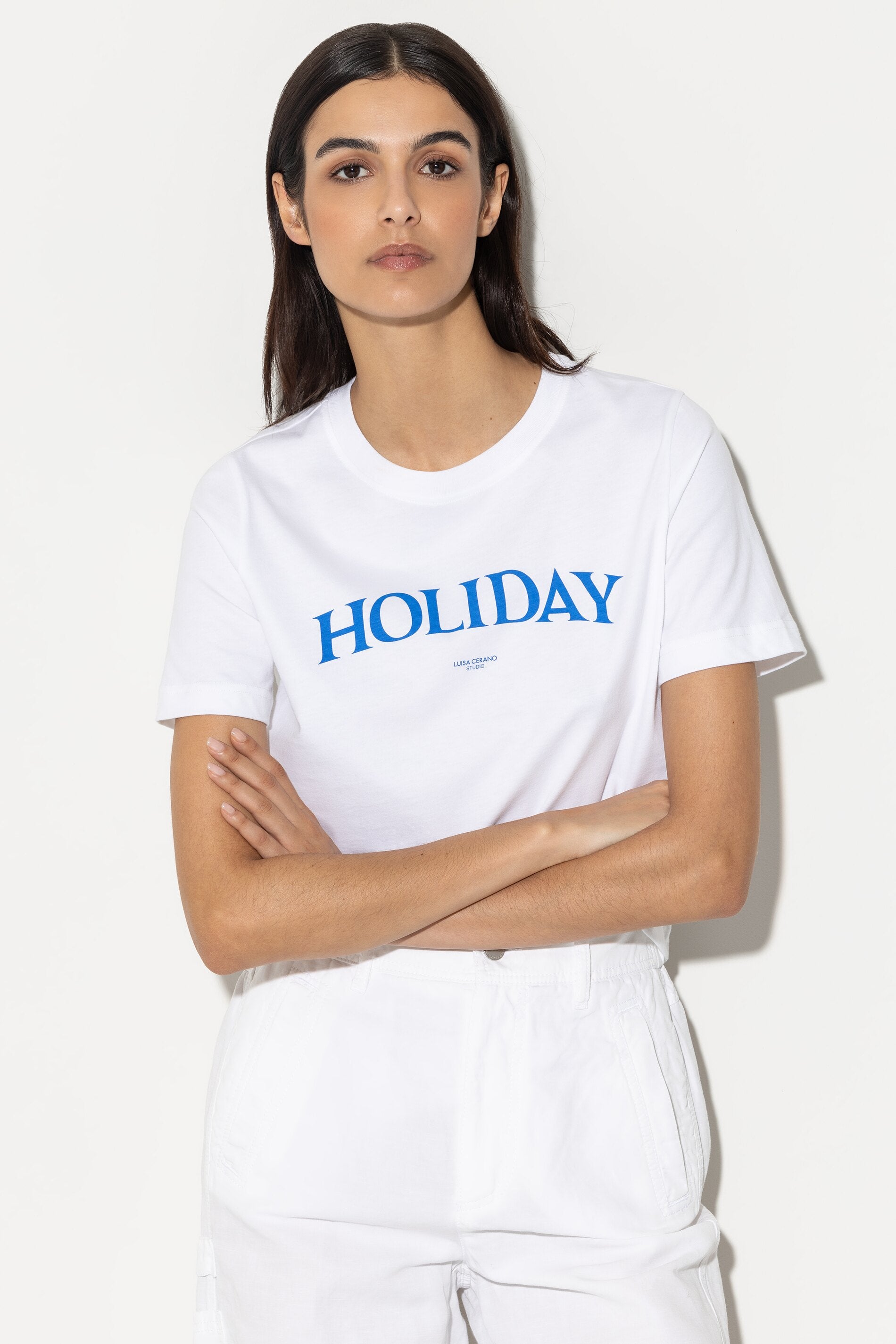 T-Shirt mit Wording-Print