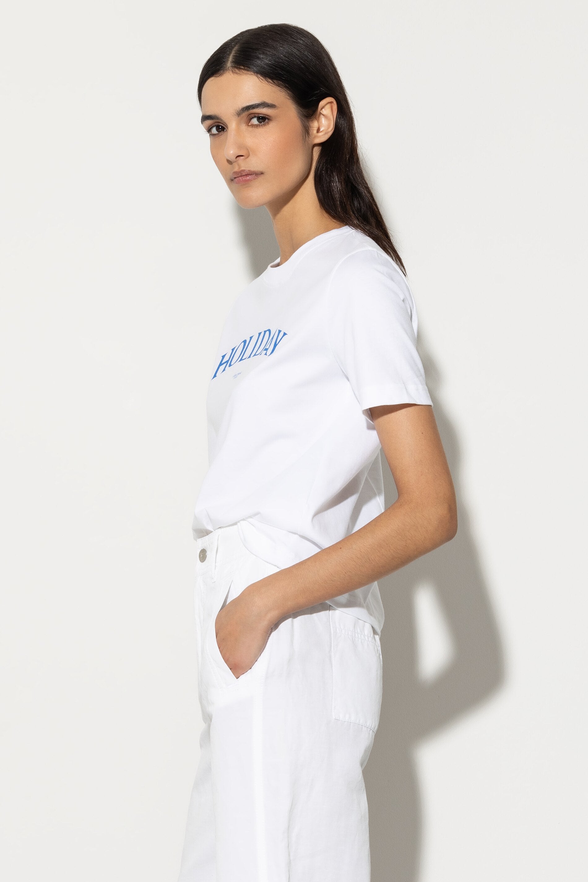 T-Shirt mit Wording-Print