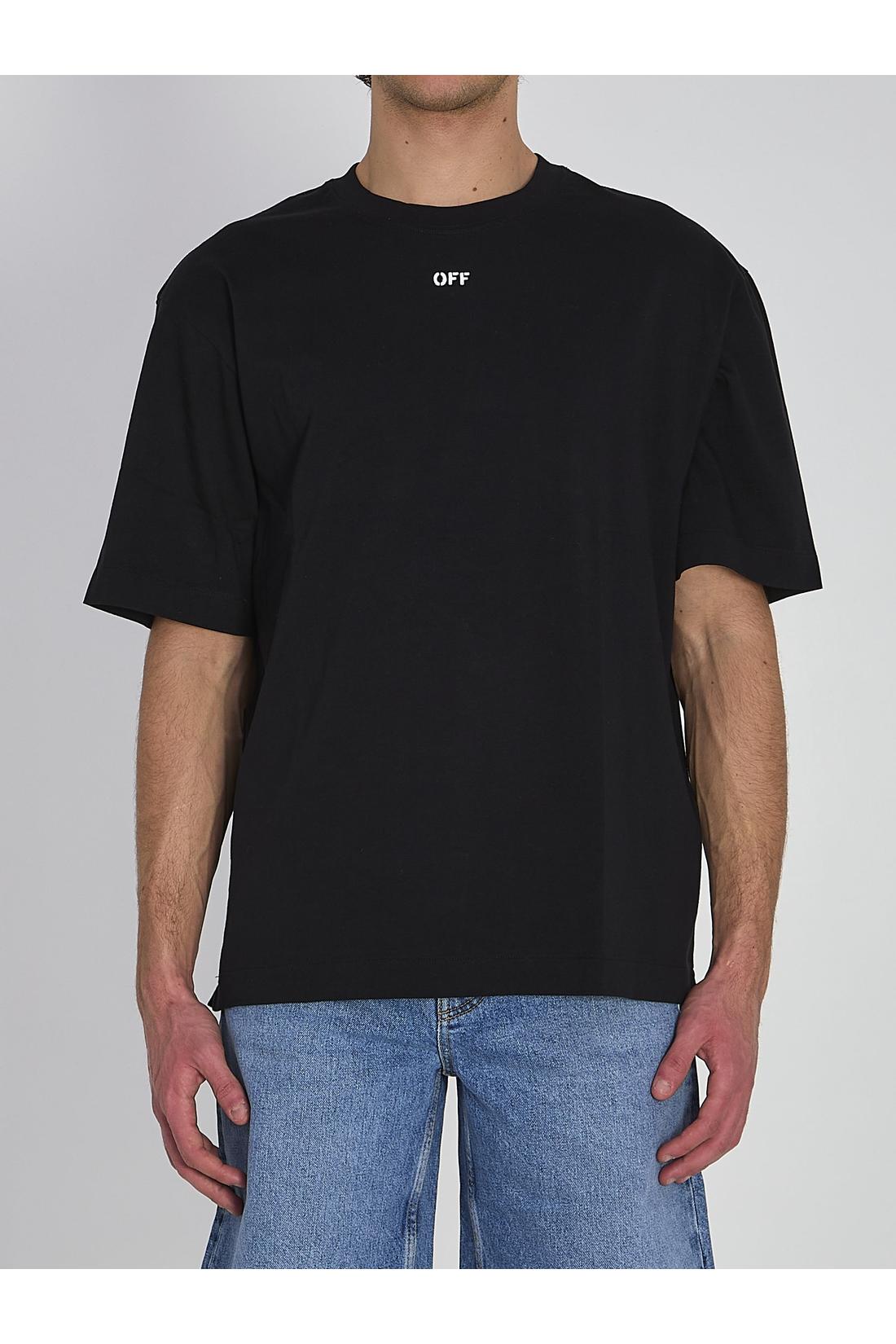 Off white-OUTLET-SALE-3D Arrow Spray T-shirt-ARCHIVIST