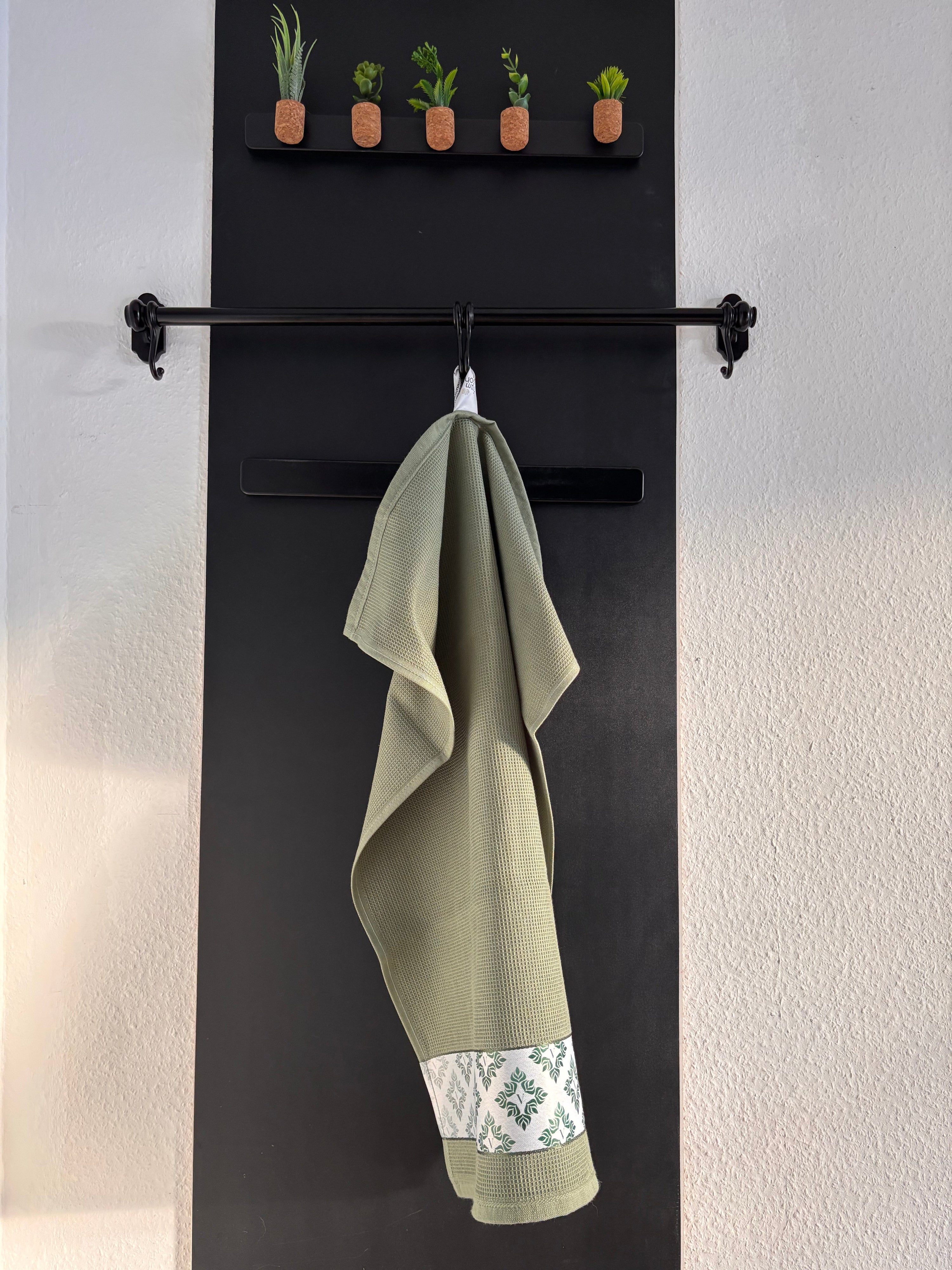 Verdancia-Waffel-Küchentuch - 100% Baumwolle - 50x70cm-Küchentuch-Black-Deal-Outlet-by-ARCHIVIST