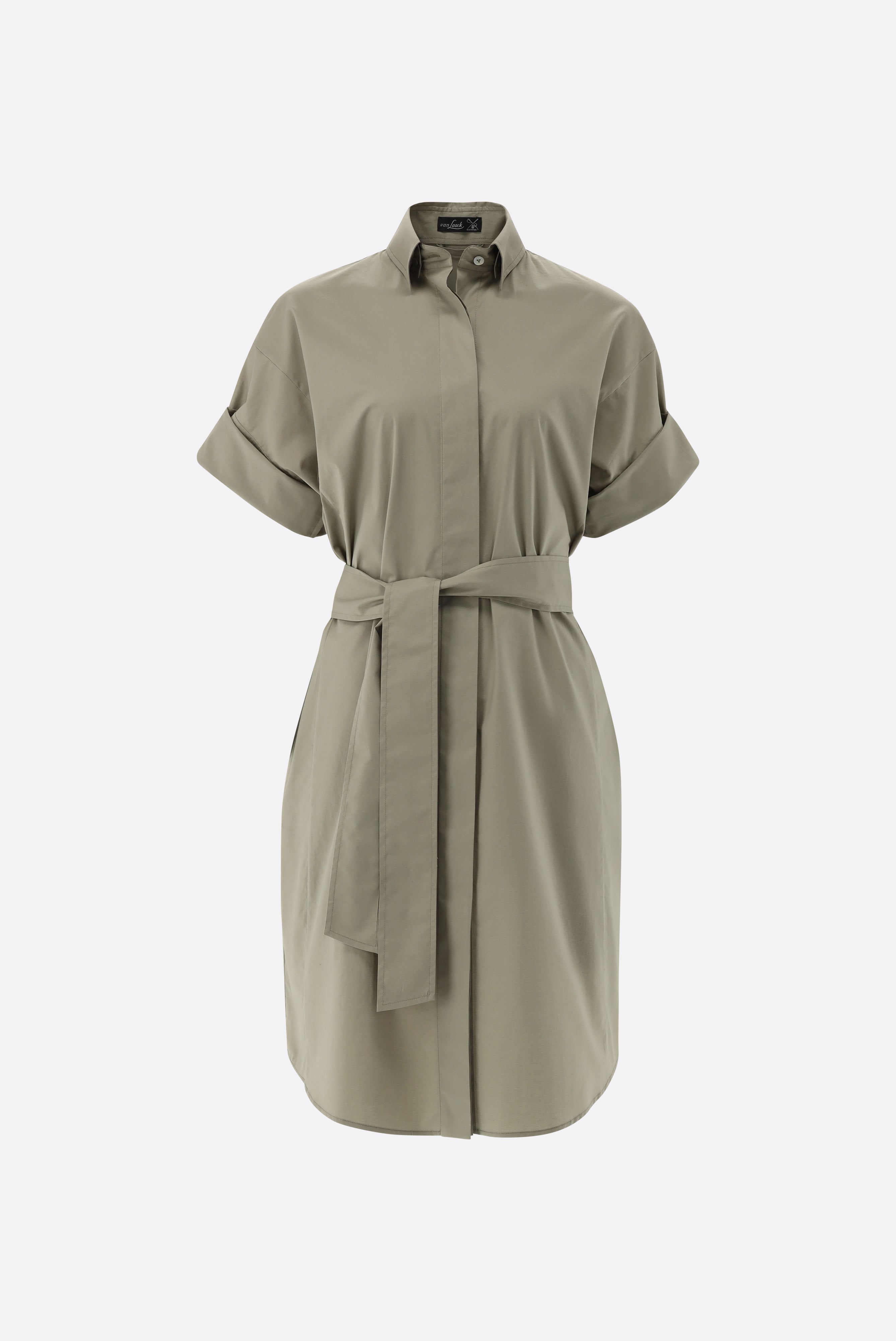 Van Laack-Hemdblusenkleid mit Bindegürtel-Kleider & Röcke-Black-Deal-Outlet-by-ARCHIVIST