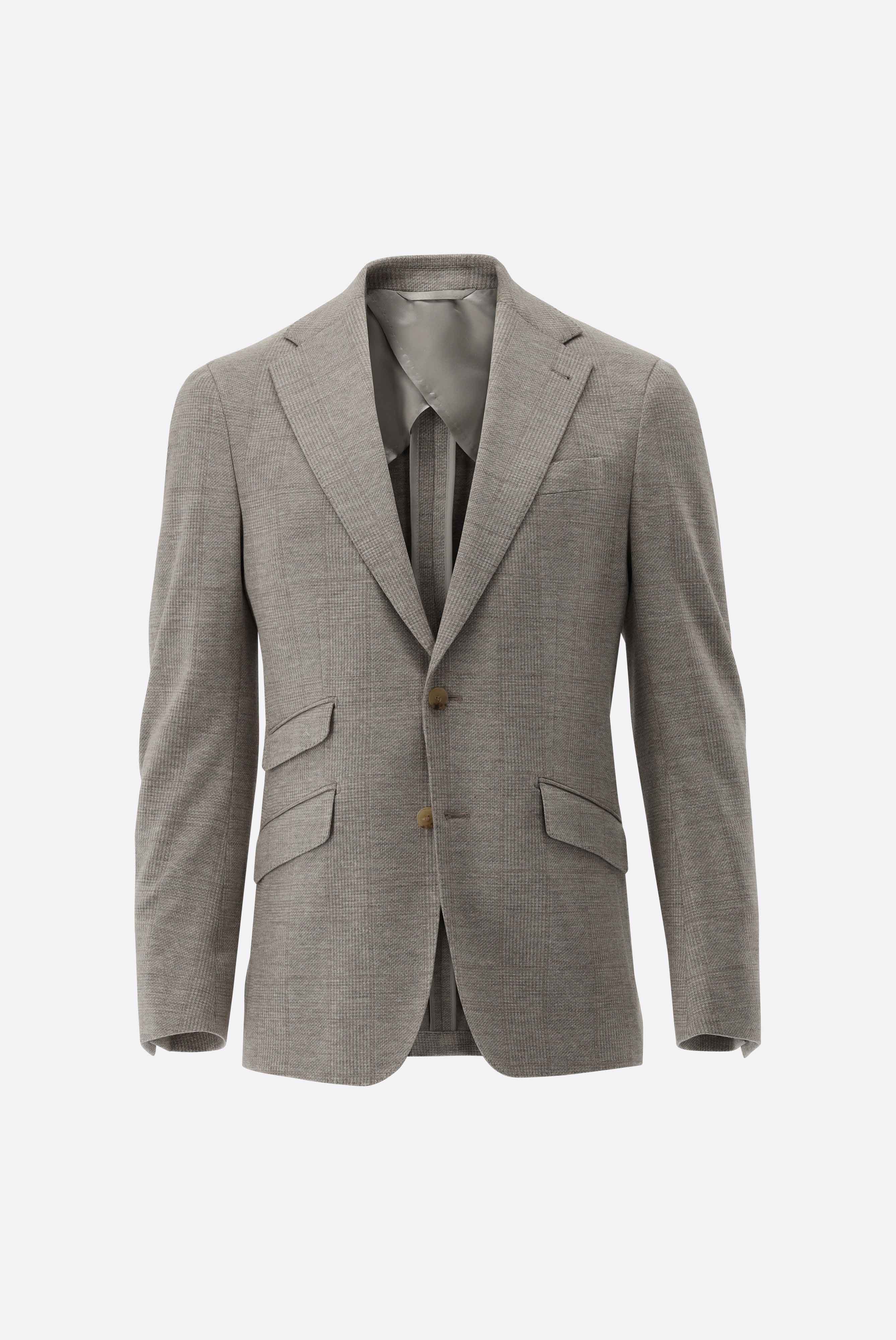 Kariertes Jersey Sakko