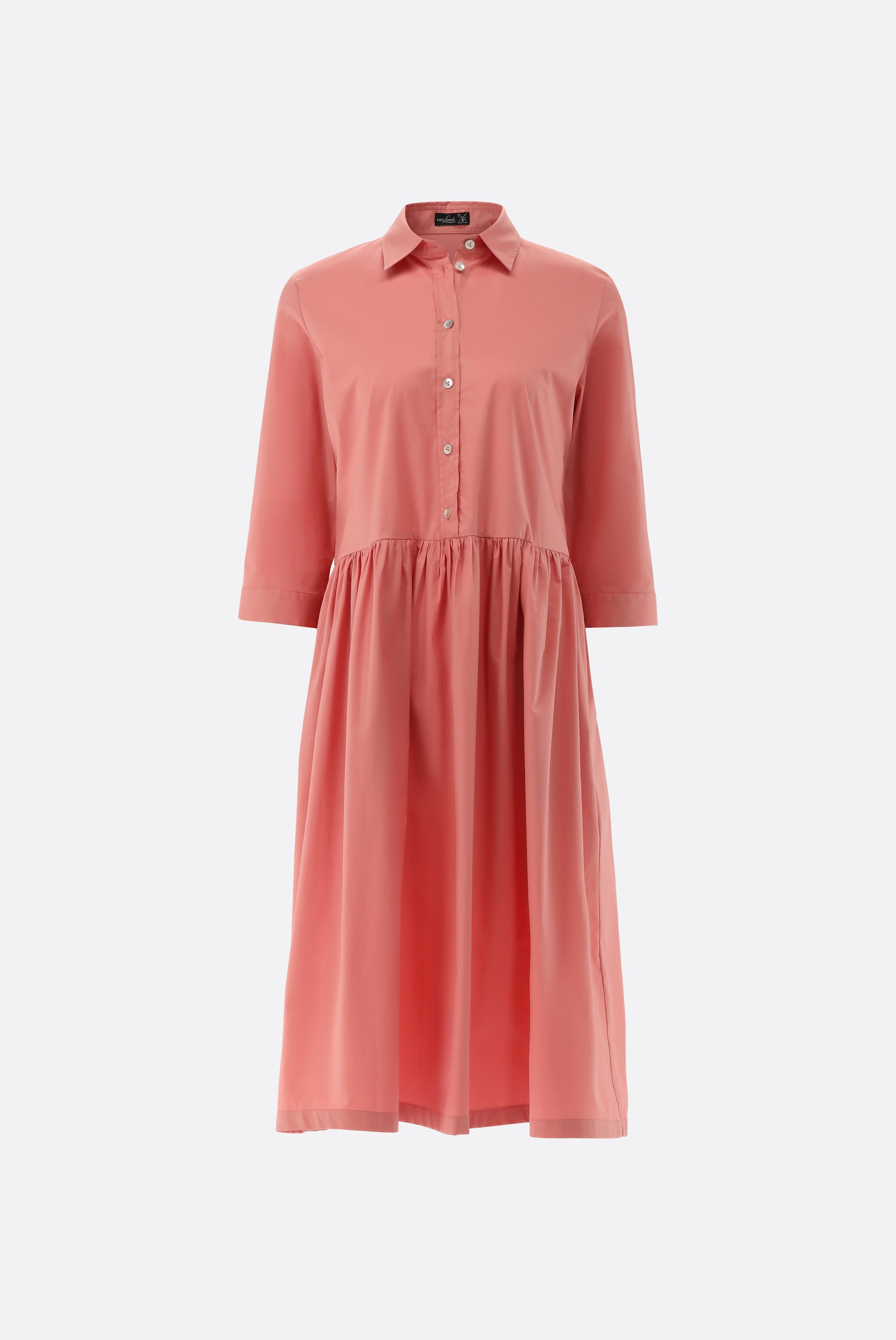 Van Laack-Midi-Hemdblusenkleid aus Baumwollstretch-Kleider & Röcke-Black-Deal-Outlet-by-ARCHIVIST