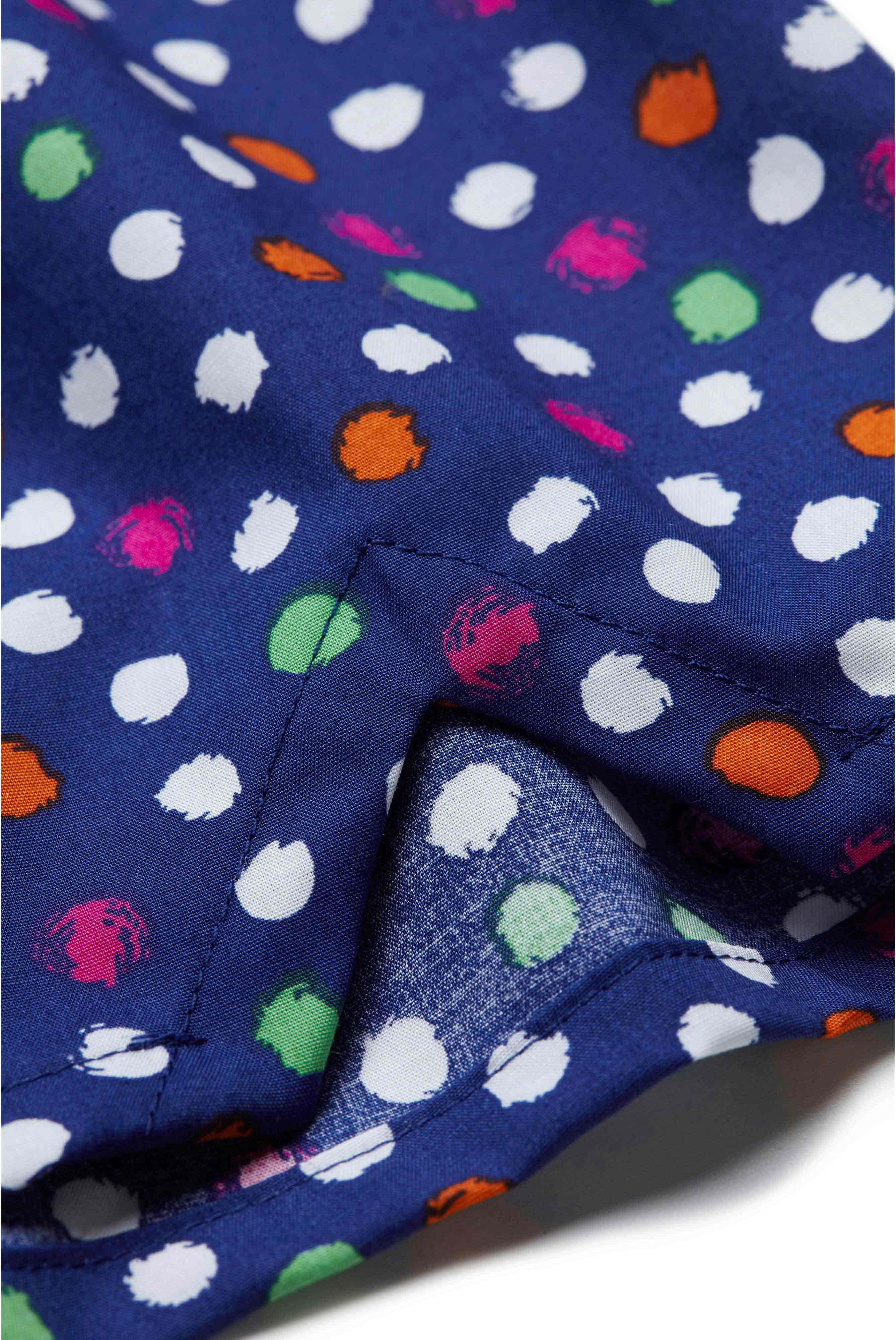 Boxershorts aus Baumwolle hell gepunktet