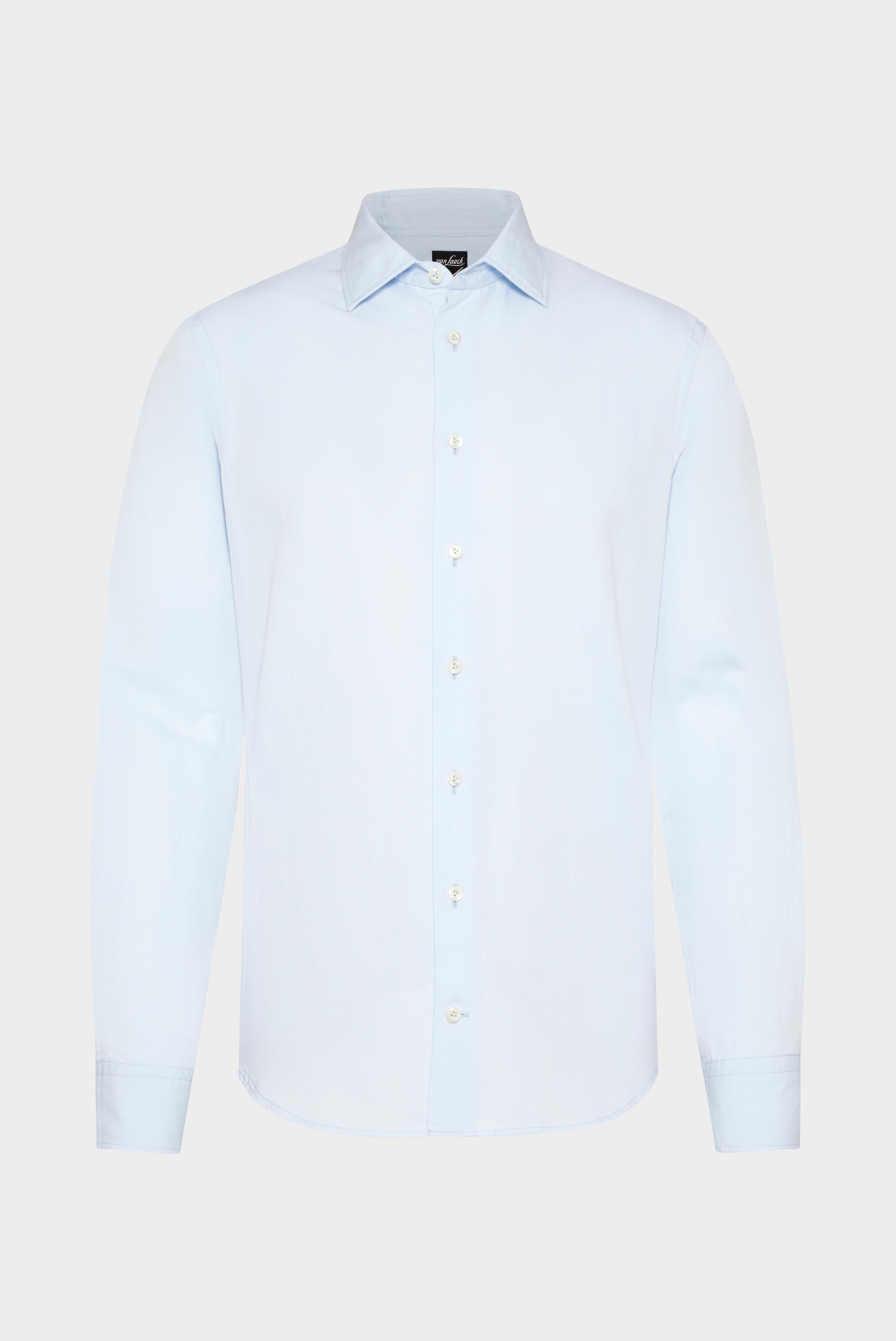 Twill shirt with a small Kent collar