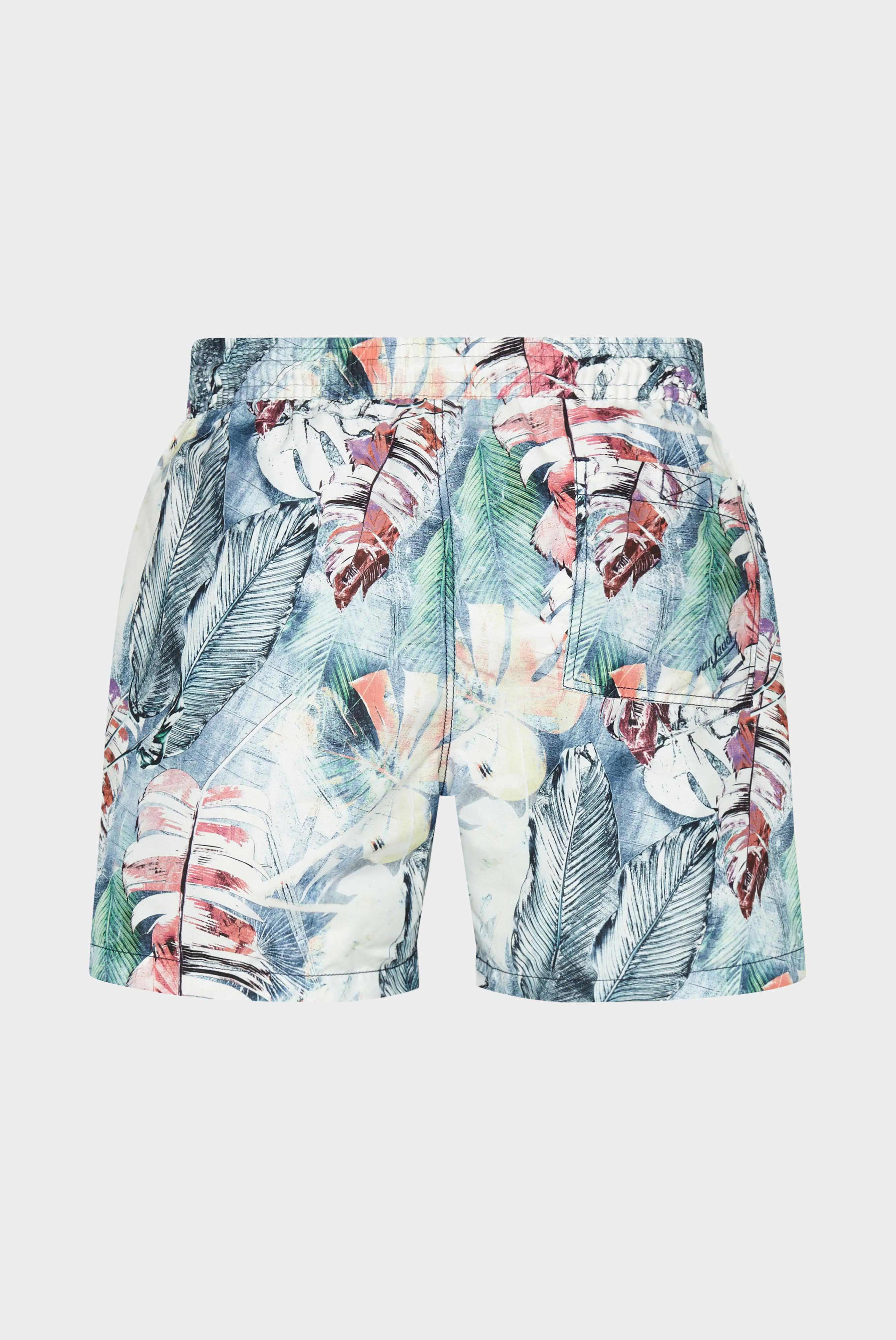 Badehose mit Blumen-Druck