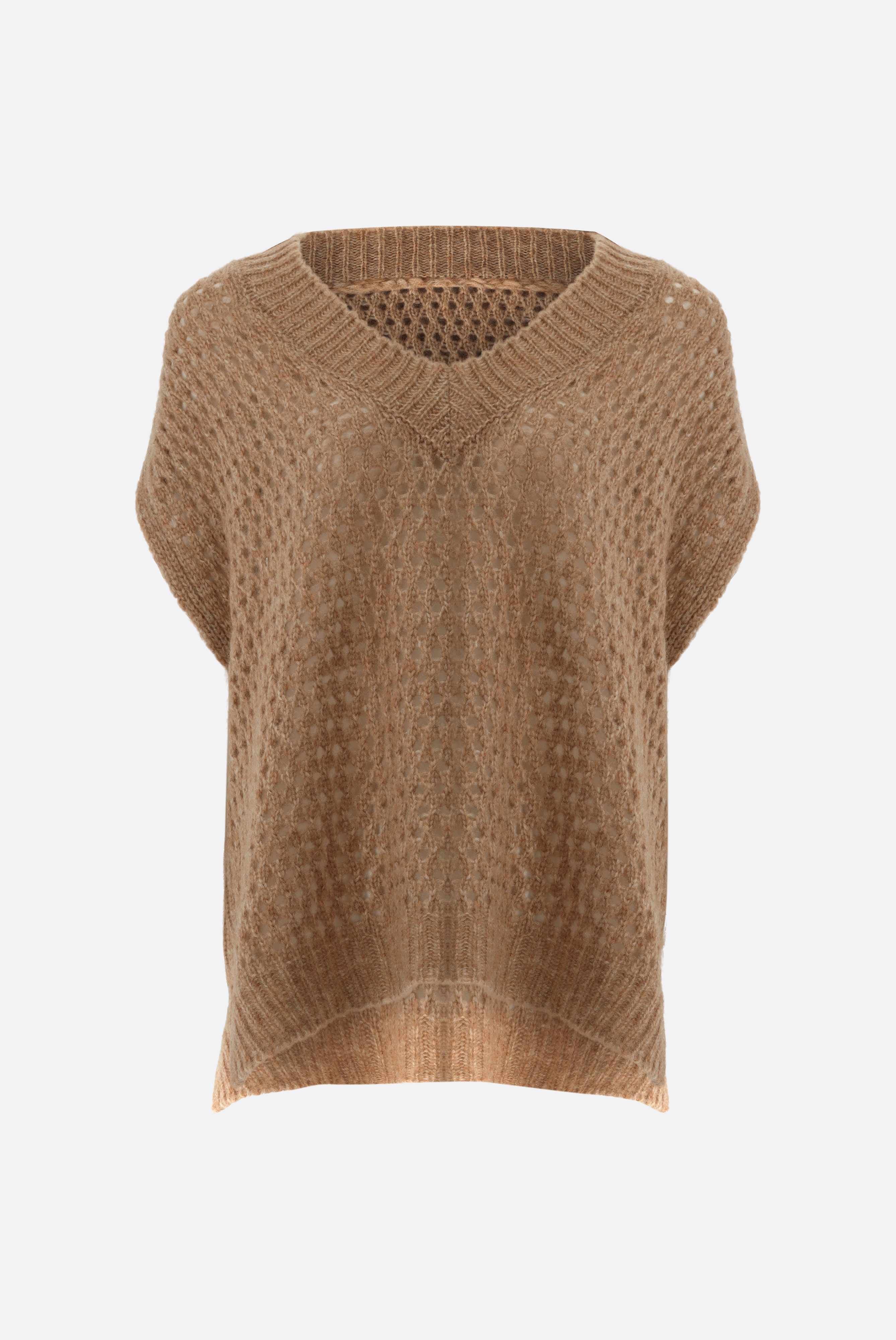 Van Laack-V-Ausschnitt Häkel Pullunder-Strick & Pullover-Black-Deal-Outlet-by-ARCHIVIST