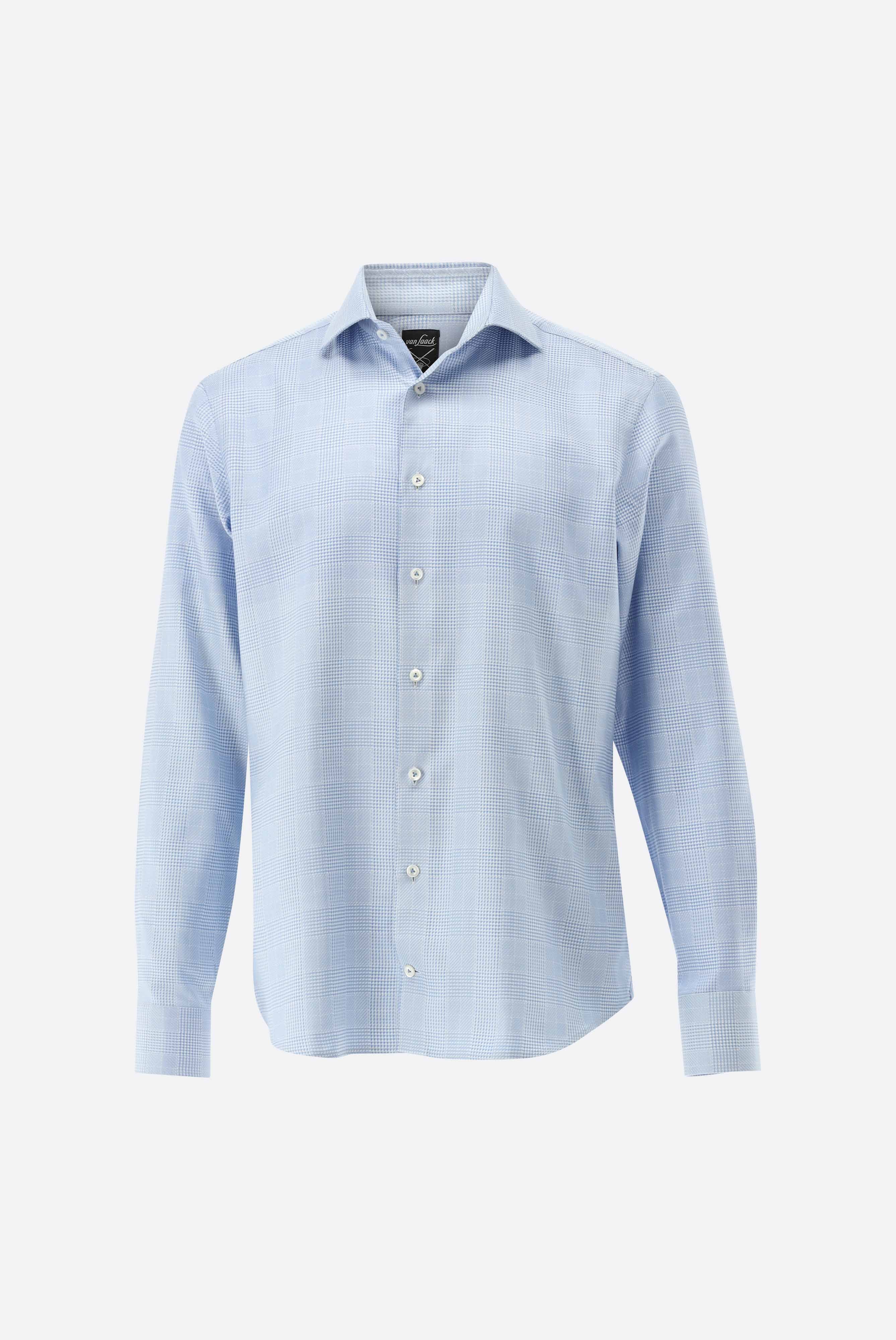 Checkered shirt with texture, Tailor Fit